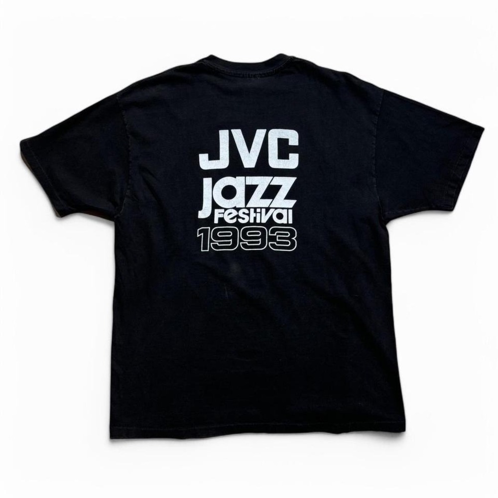 Vintage 90s JVC Jazz Music Festival Sponsor Promo Concert Graphic T-shirt